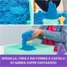 Kinetic Sand Playset Castelli di Sabbia con Vaschetta e Accessori