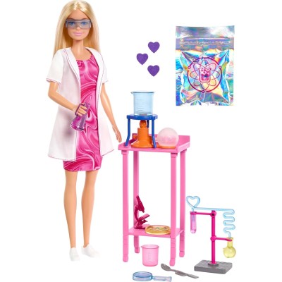 Barbie Carriere Scienziata con Microscopio - Giocattolo Bambini