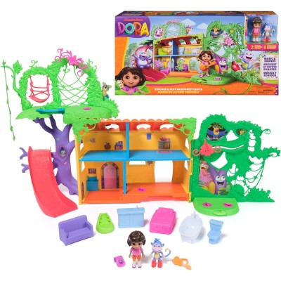 Dora l'Esploratrice Playset Casetta Tropicale ed Esplora | Spin Master