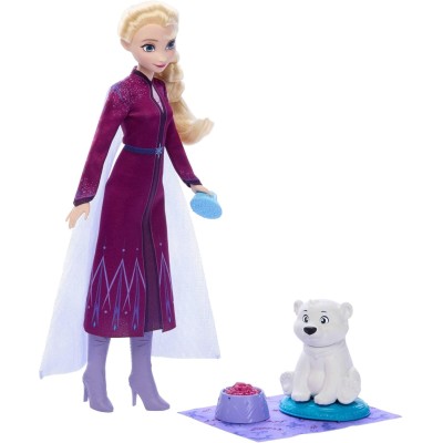 Disney Frozen Elsa Bambola con Orsetto Polare - Set Gioco
