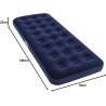 Materassino Bestway Blu floccato singolo cm 185 X 76