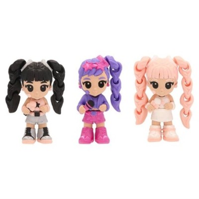 Set 3 Mini Personaggi K-Pop Idol IMC Toys | Collezionabili
