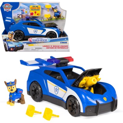 Paw Patrol Chase Launch 'N' Rescue Cruiser con Luci e Suoni