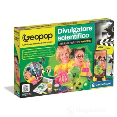 Clementoni Geopop Scienza in Azione | Diventa Divulgatore Scientifico