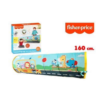 Fisher-Price Tunnel Pop-Up Amici della Natura 160cm | Gioco Attivo
