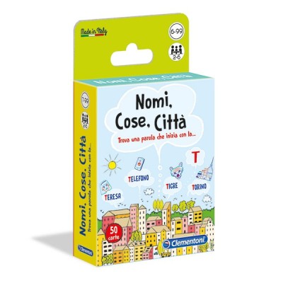 Nomi, Cose, Città Gioco di Carte Clementoni | Divertimento in Famiglia
