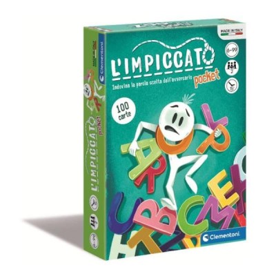 Clementoni L'Impiccato Tascabile | Gioco di Parole per Viaggi