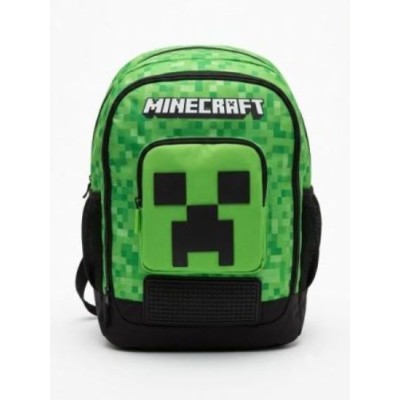 Zaino Scuola Organizzato Pixel Style di Minecraft