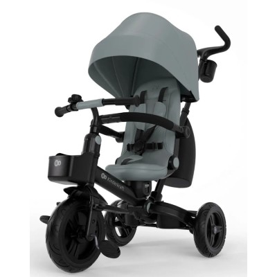 Kinderkraft Triciclo Aveo 2 Plus 6in1 Grey – da 9 Mesi a 5 Anni
