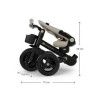 Kinderkraft Triciclo Aveo 2 Plus 6in1 Beige – da 9 Mesi a 5 Anni