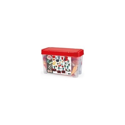 Ecoiffier 100% Chef - Set Cucina 70 Pezzi in Bauletto