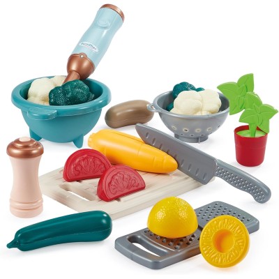 Ecoiffier Vert Azur Set Da Pranzo  - Accessori per Cucina Giocattolo