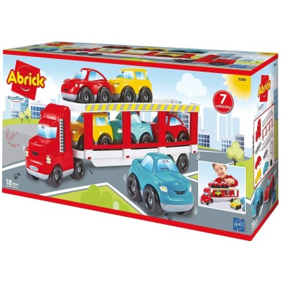 Ecoiffier Abrick Bisarca con 7 Veicoli | Gioco Creativo per Bambini
