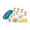 Ecoiffier Servizio Picnic Verde Azzurro - Set da 32 Pezzi