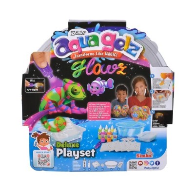 Aqua Gelz Deluxe Set Glowz: Crea Personaggi che si Illuminano al Buio