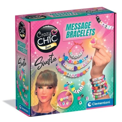 Clementoni Crazy Chic Swiftie Bracciali Messaggi | Kit Braccialetti