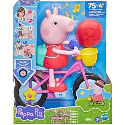 Peppa Pig Preparati a Pedala - Playset Interattivo con Bici | Hasbro