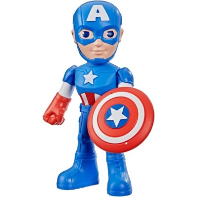 Hasbro Captain America - Figura Mega Spidey and His Amazing Friends