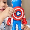 Hasbro Marvel Spidey and His Amazing Friends - Figura Mega Captain America