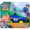 PAW Patrol Dino Rescue - Veicolo Deluxe di Chase con Dinosauro