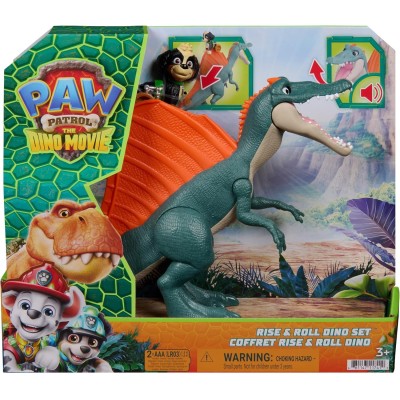 PAW Patrol Rise & Roll Dino Set con Rex - Giocattolo Interattivo