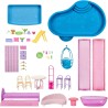 Barbie Casa dei Sogni 2026 - Playset Modulare con 2 Case, Piscine e Scivoli