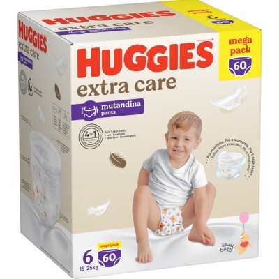 Huggies E.Care Mega Mut. TG.6 15-25kg 68p