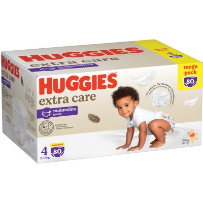 Huggies E.Care Mega Mut. TG.4 9-14kg 88p