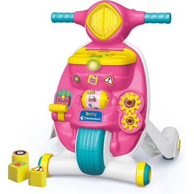 Clementoni Valentina Scooterina Primi Passi 2 in 1 - Gioco Educativo