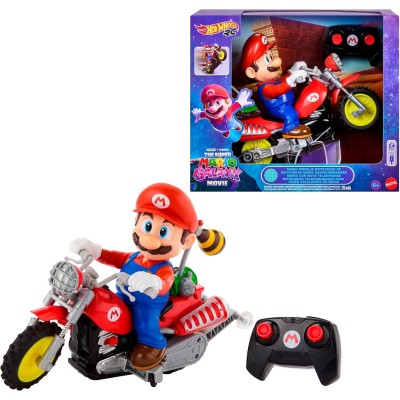 Hot Wheels Super Mario Galaxy Movie RC Mario Motocross | Radiocomandato
