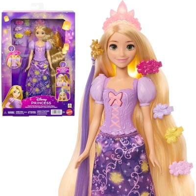 Disney Princess Rapunzel Capelli Magici con Luci e Accessori