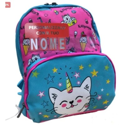 Zainetto Asilo Shout Kittycorn con Tasca Termica