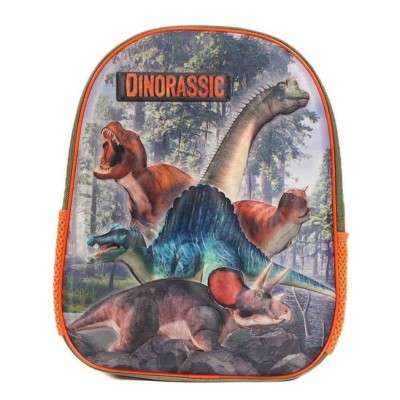 Zaino Scuola Asilo Dinosauri 3D - Comodo e Resistente