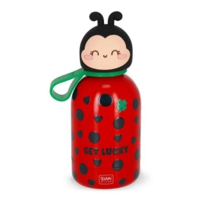Borraccia Termica Bambini Legami Hot&Cold Coccinella | Acciaio Inox