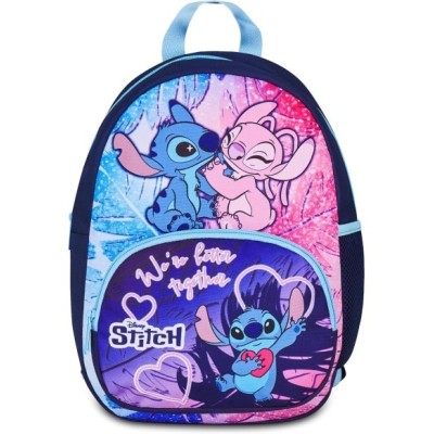 Zaino Asilo Seven Disney Stitch e Angel - Comodo e Resistente