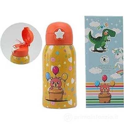 Borraccia Termica Mypiky Baby con Cannuccia Orsetto 500 ml