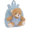 Zaino per Bambini Safta con Orsetto di Peluche - Azzurro
