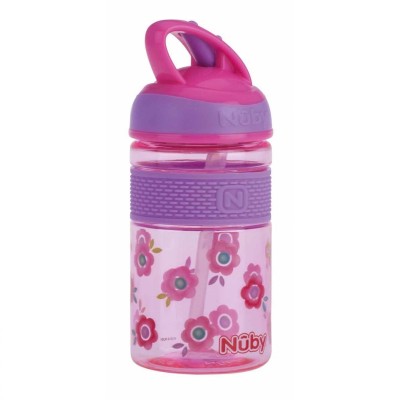 Nuby Borraccia Rosa 2 in 1 Con Beccuccio