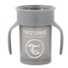 Twistshake Bicchiere 360 Antigoccia Grigio 230ml