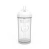 Twistshake Straw Cup Tazza con Cannuccia 360 ml - Bianca