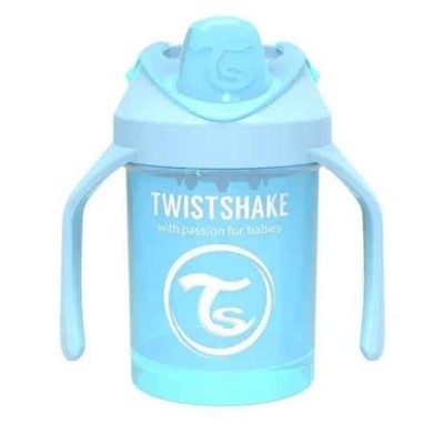 Mini Cup 230ml Azzurro - Bicchiere Anti-goccia per Bambini