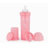 Twistshake Biberon Anti-Colica 330ml - Tettarella L (4+ Mesi) - Rosa