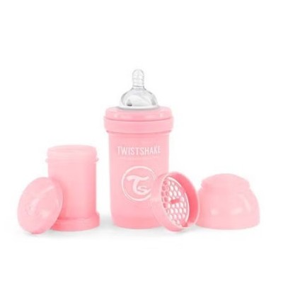 Twistshake Biberon Anti-Colica 180ml -  Tettarella S (0+ Mesi) | Sicuro e Pratico