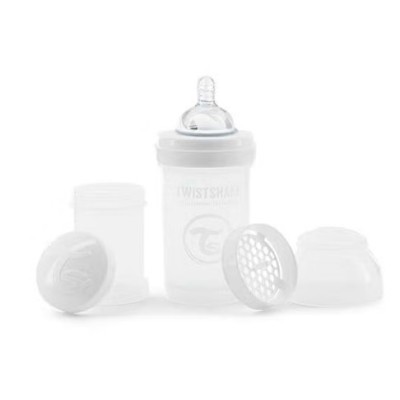 Twistshake Biberon Anti-Colica 180ml -  Tettarella S (0+ Mesi) | Sicuro e Pratico