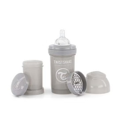 Twistshake Biberon Anti-Colica 180ml -  Tettarella S (0+ Mesi) | Sicuro e Pratico