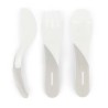 Twistshake Set Posate di Apprendimento 6+ Mesi - Bianco