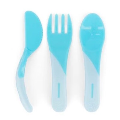 Twistshake Set Posate di Apprendimento 6+ Mesi - Azzurro
