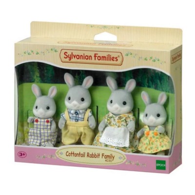 Sylvanian Families Famiglia Conigli Cottontail - Set 4 Personaggi 4030