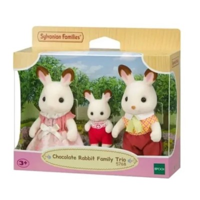 Sylvanian Families - Trio Famiglia Coniglio Cioccolato (5768)