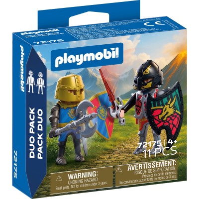 Playmobil 72175 - DuoPack Duello tra Cavalieri | Set Medievale